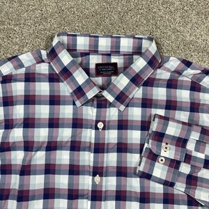 UNTUCKit Stever Hill Plaid Button Shirt Long Sleeve Plaid Mens‎ 3XL Stever Hill